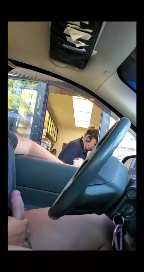 hard in the drive thru