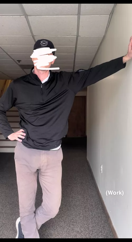 Hard to hide a big dick