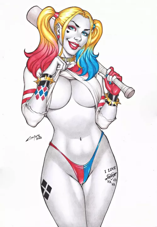 Harley Quinn by (Carlos Braga)