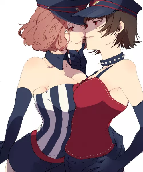 Haru And Makoto, Mutual Seduction [Persona 5]