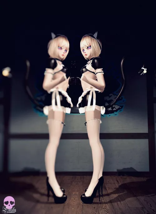 Haven't had a maid for a long time, I think now is the perfect time to play🖤 https://chaturbate.com/emyliveshow