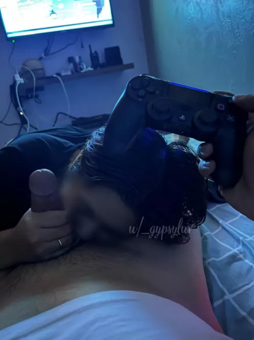 Having (f)un with my own joy stick ☺️