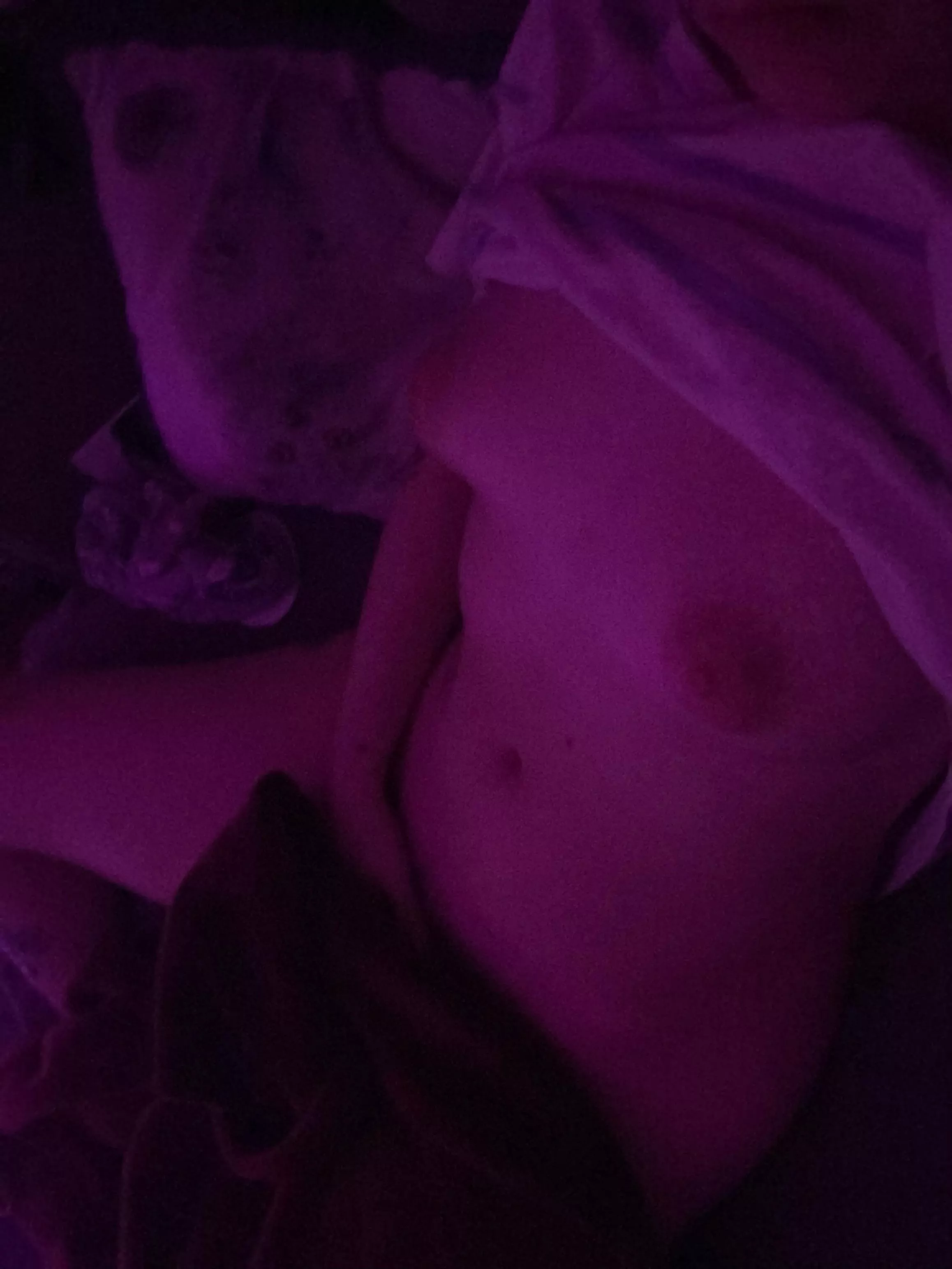 having some me time next to my asleep girlfriend