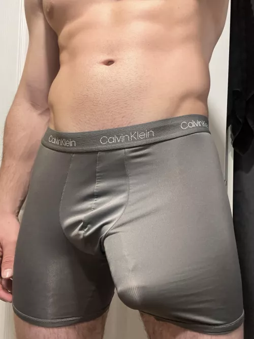 He always wants out of the grey Calvin’s