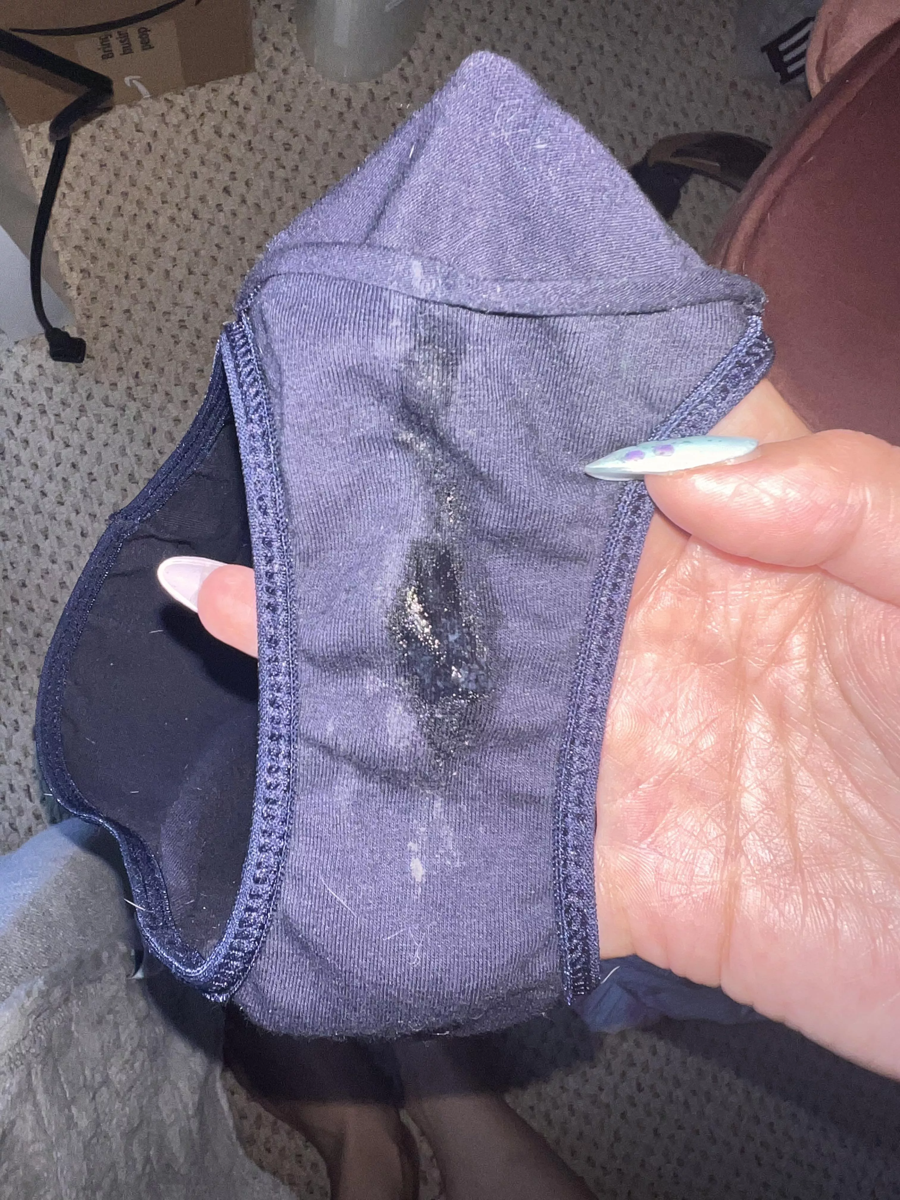 he can’t wait to taste me (;