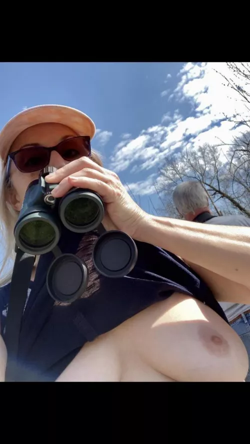 He just missed a siting of the elusive One-Eyed Booby. 🐦