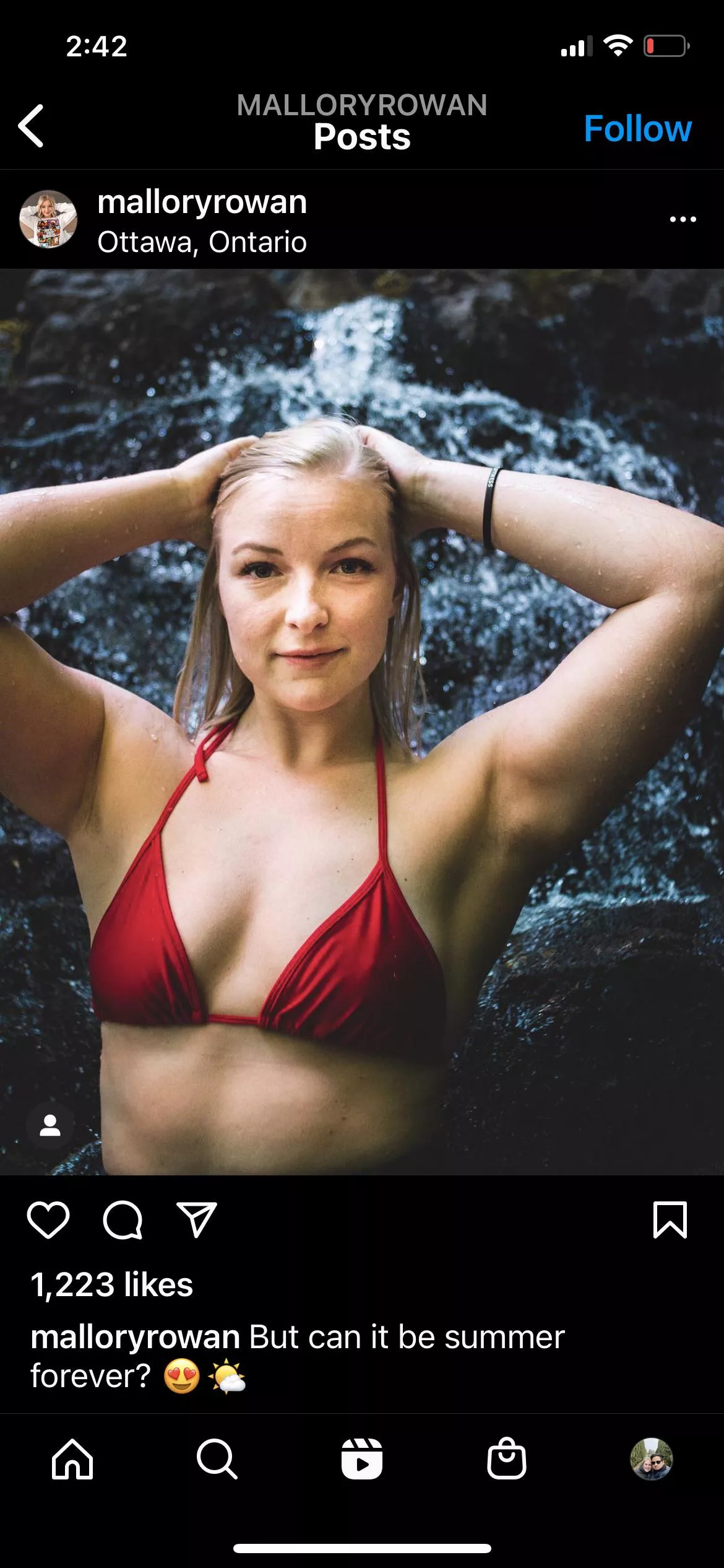Her ig is malloryrowan she’s got beautiful pits