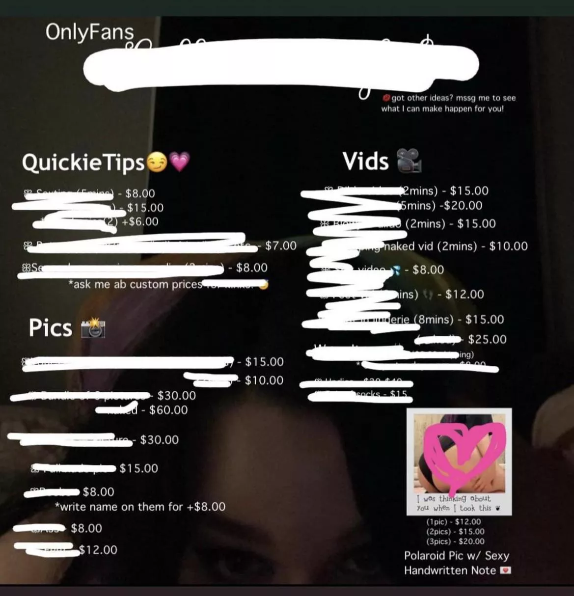 Here’s my list; It is scribbled because I will not be copied and turned into a bot account. Tired of seeing you all get scammed. If you want the list, pay the ticket