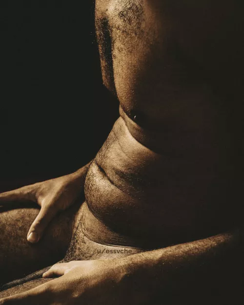 Hero pose in the morning