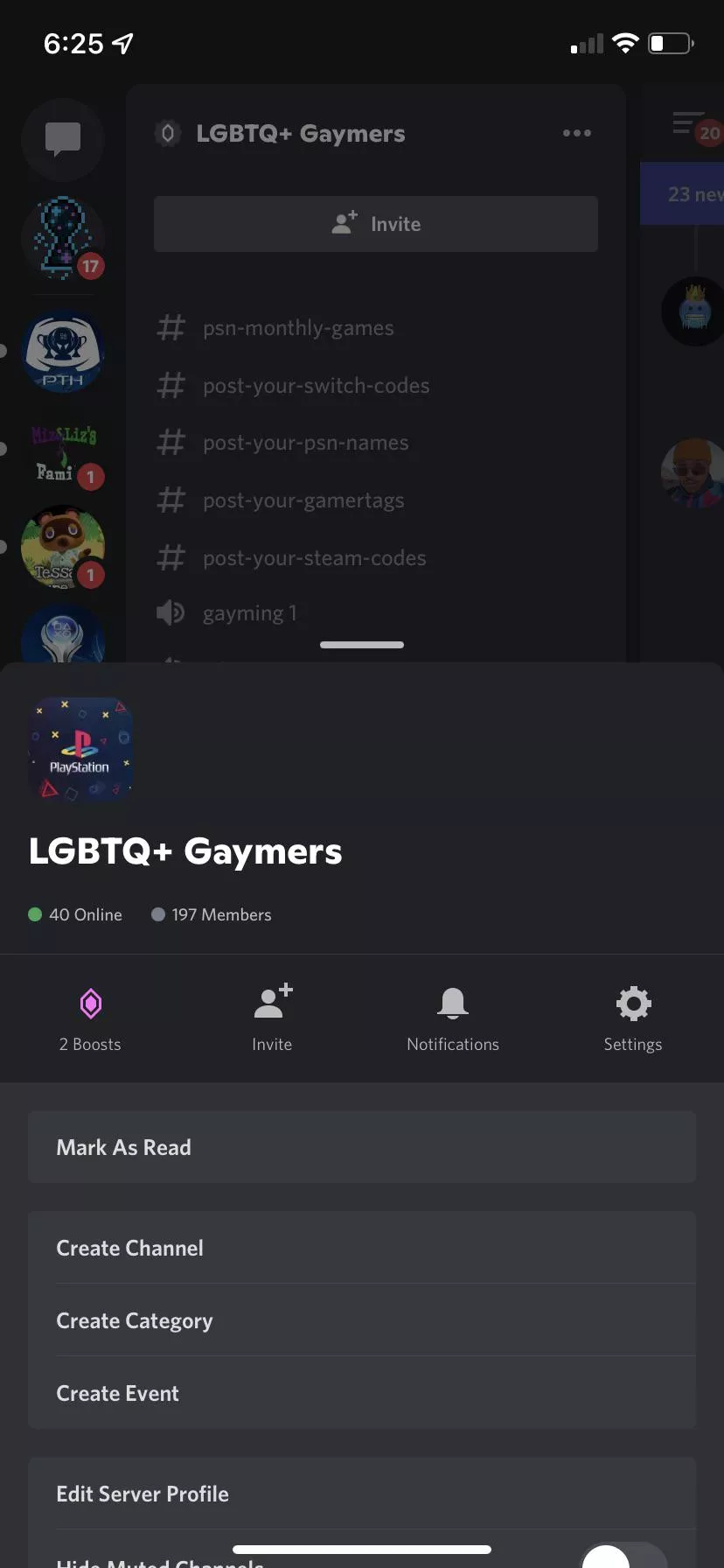 Hey guys! If anyone is interested in joining my LGBTQ+ Gaymer discord server, comment or DM me! We have channels for single gamers, hobbies/topics, channels for finding players who play the same games as you and etc. Thank you! ☺️