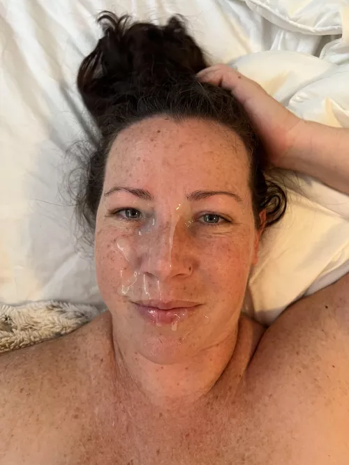 His cum makes me a happy girl ๐