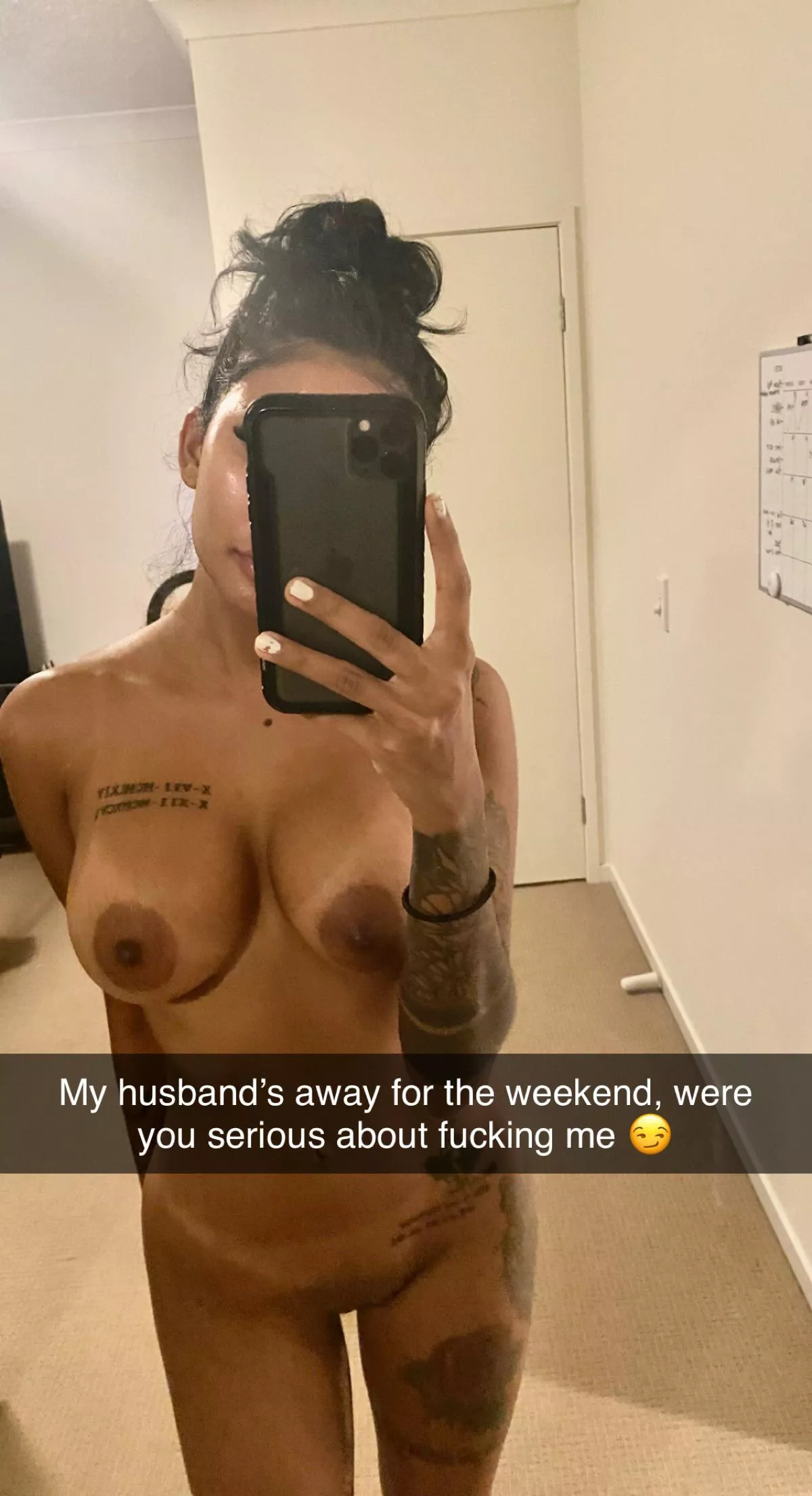 His wife’s a little slut, I fucked her and didn’t bother pulling out