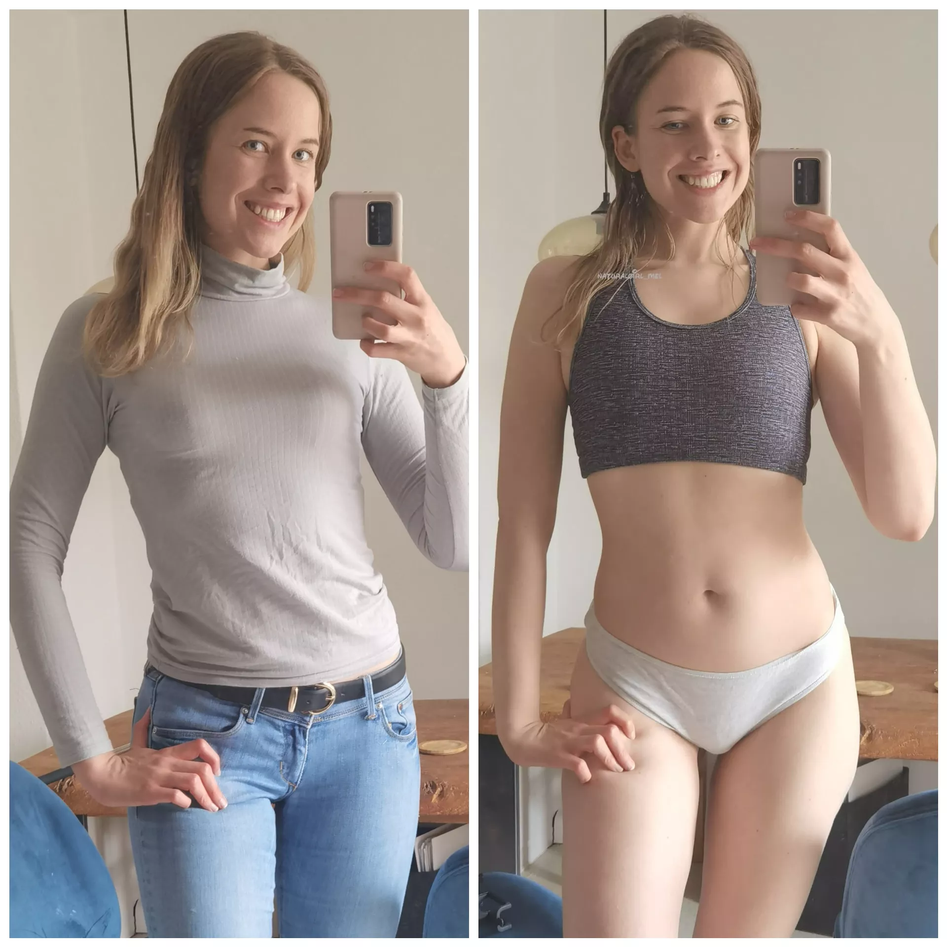 Hope you don't think that I look boring in a sports bra ✌️