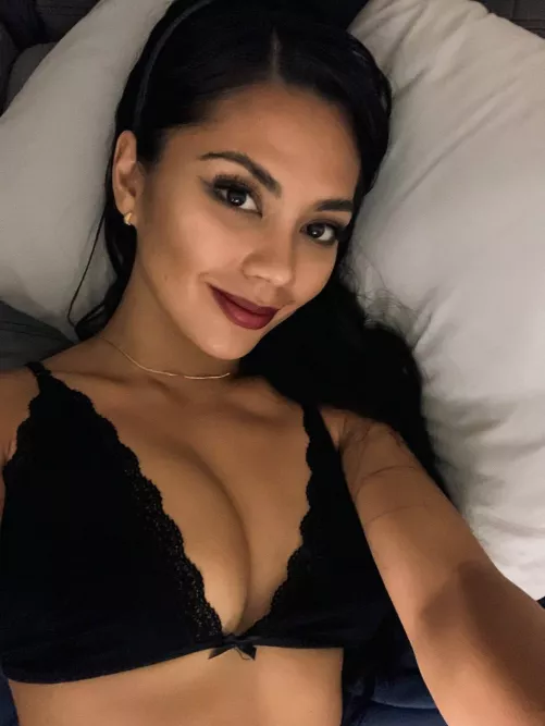 Hope you like my black lingerie