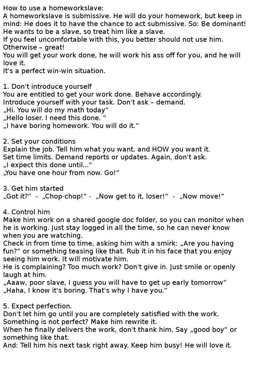 How to use a beta slave looser like me… How to use a beta slave looser like me…