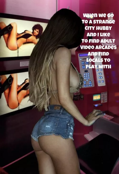 Hubby loves to watch me here…