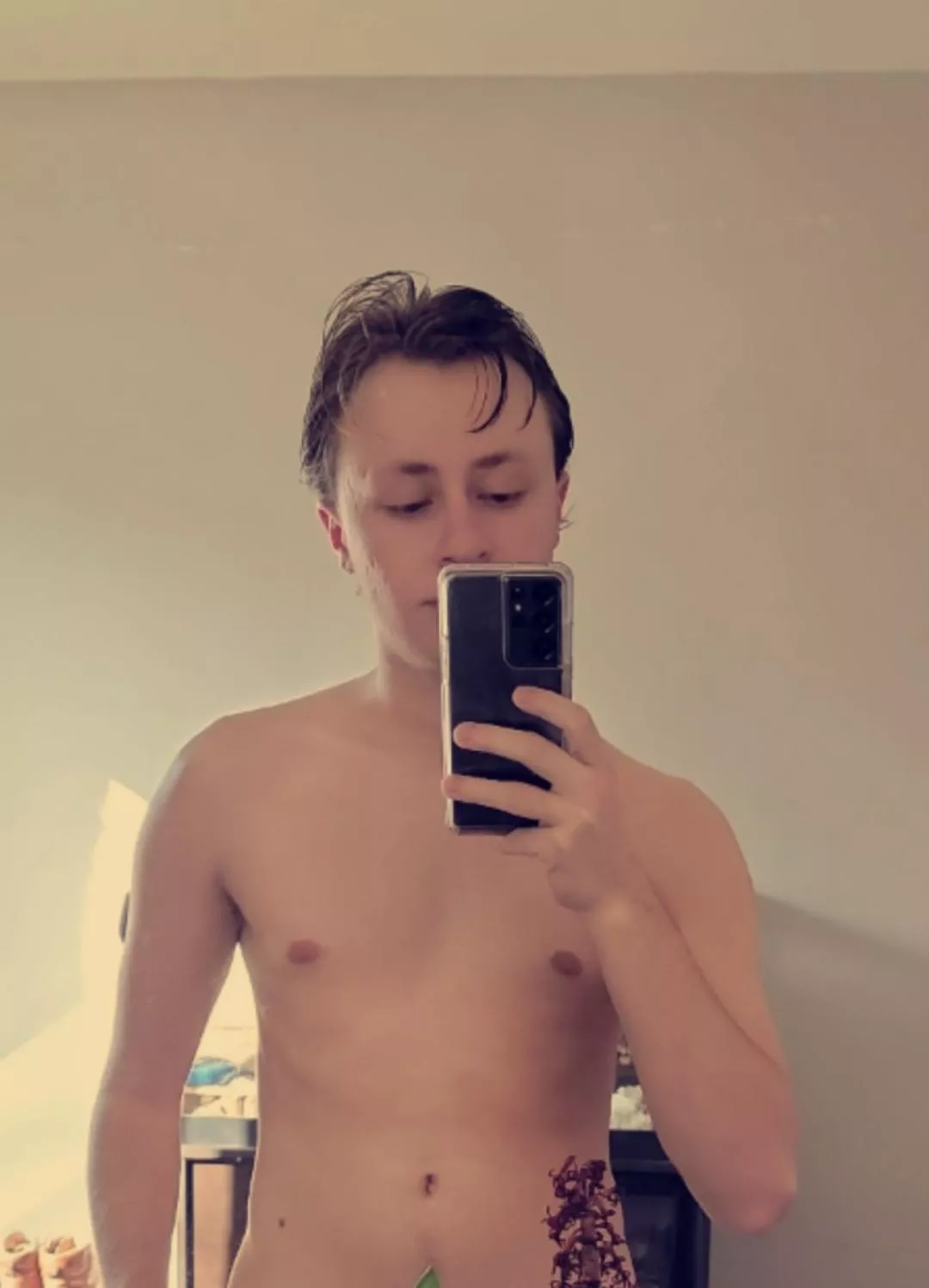 I always feel I look my best after a shower I always feel I look my best after a shower