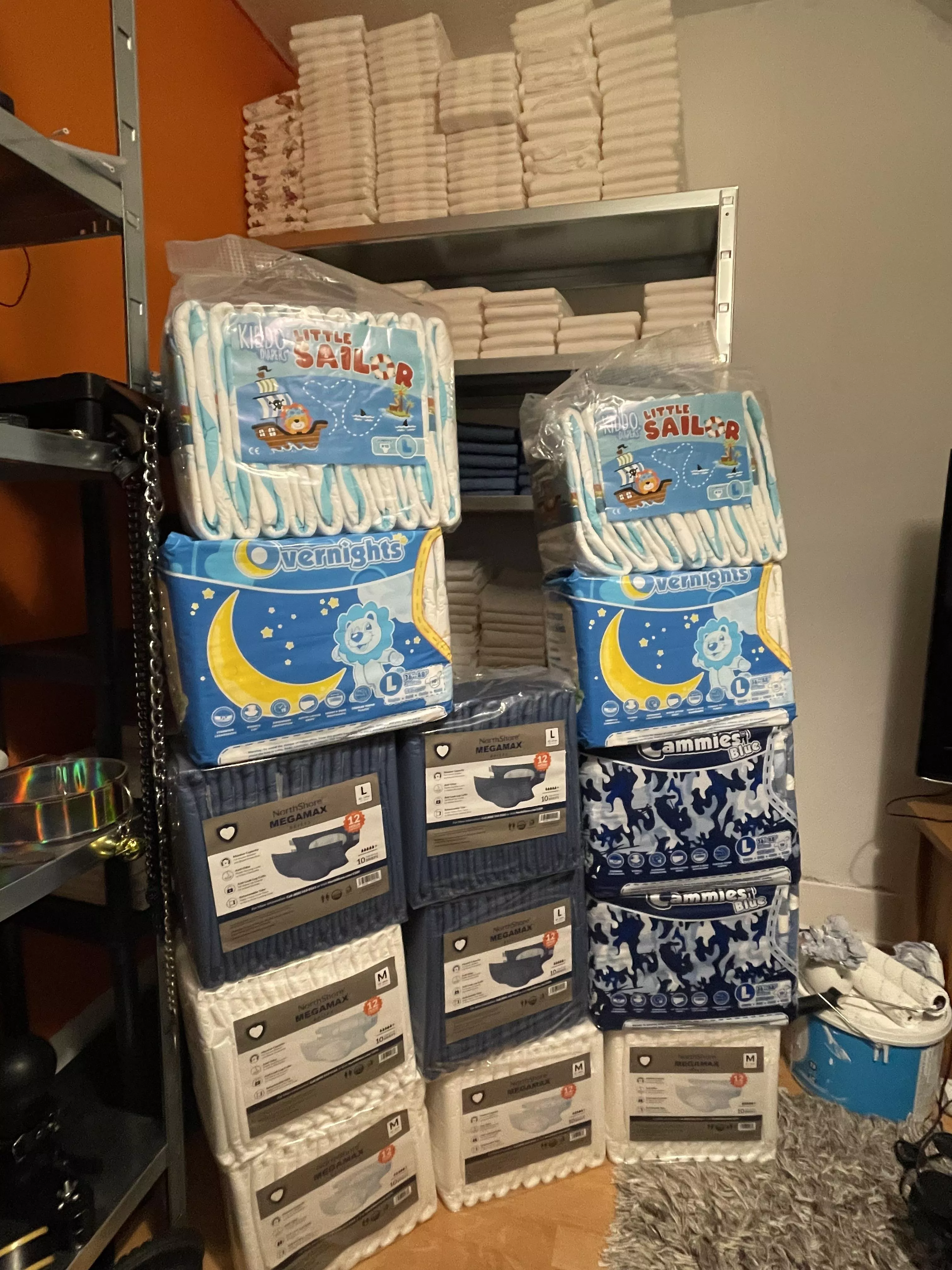 I always order way more than I have storage for 😂 have 2 more cases of megamax coming tomorrow.