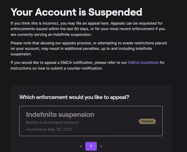 I am a regular twitch user and not even a streamer, and they just ban me with no reason and warning? I am so confused.