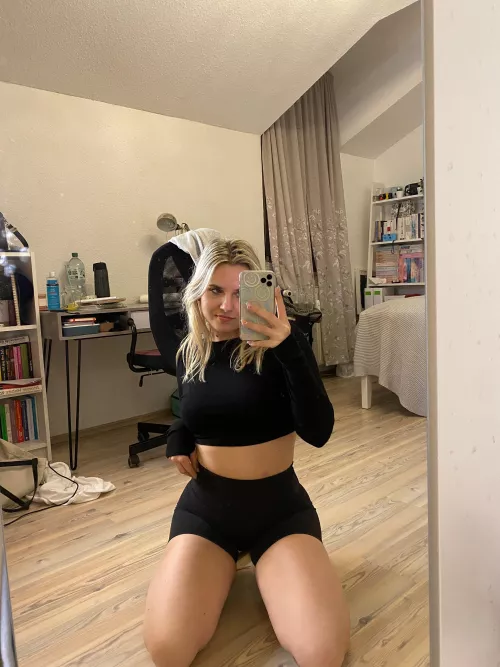 I am athletic. Want me to prove it? I can spread my legs far apart