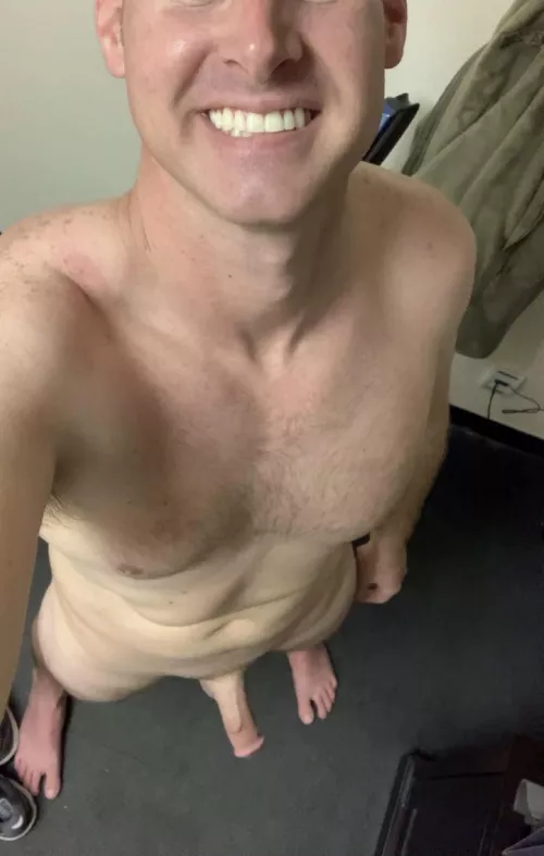 I apologize for my lack of uniform but we have to get naked at some point.