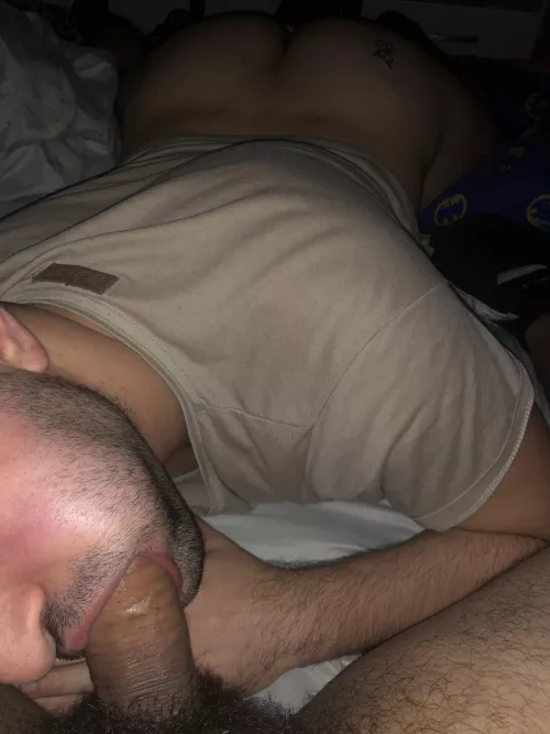 I ate my bf’s cock