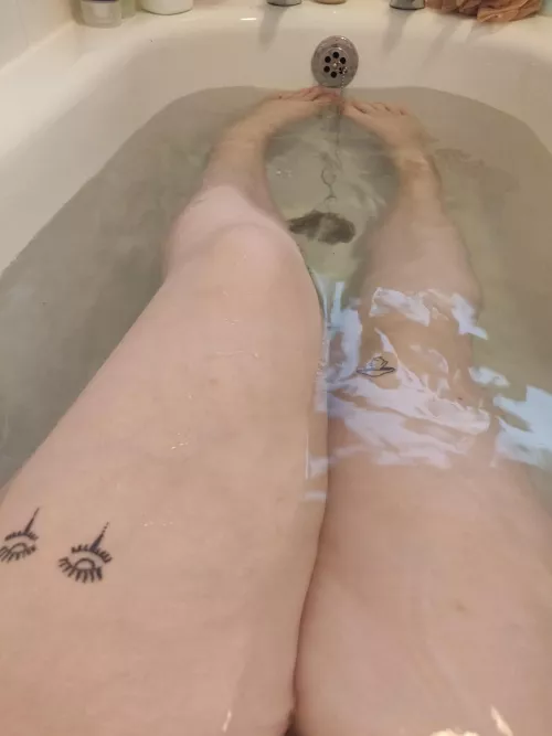 I can make room for you daddy! If I spread my legs, you can sit in-between them :3