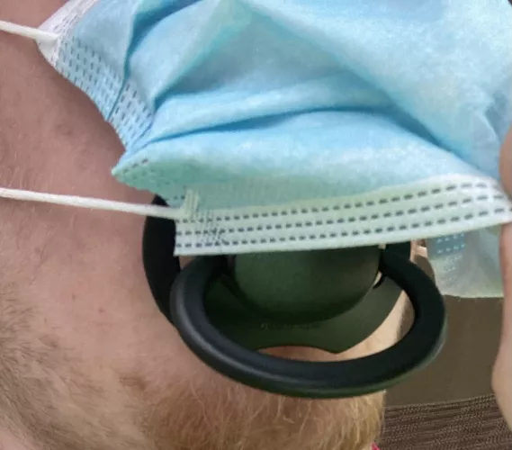 I can’t be the only one wearing masks over my paci so I can have it in the car am I?