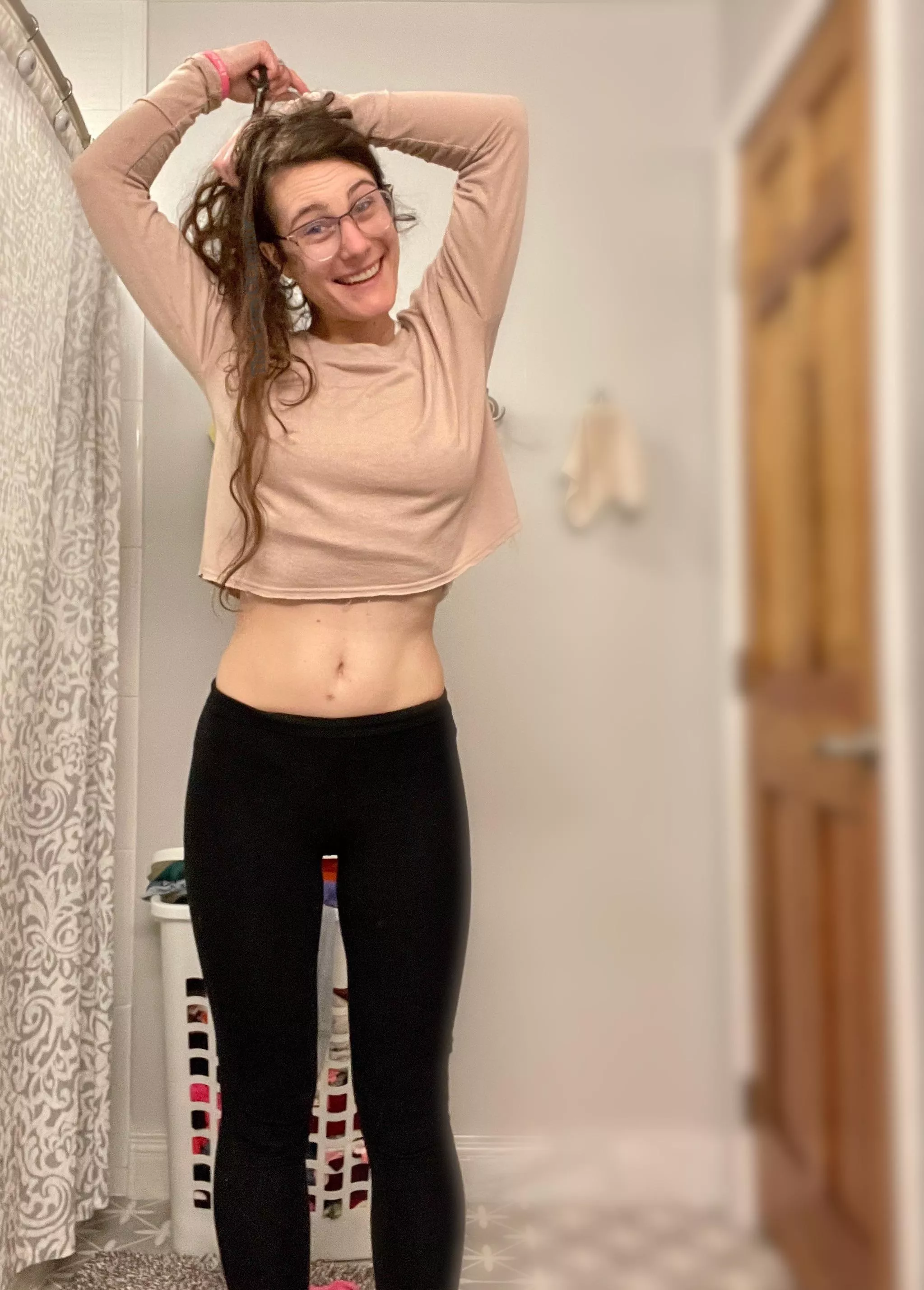 I can’t believe it’s the end of April and I’m still wearing crop hoodies