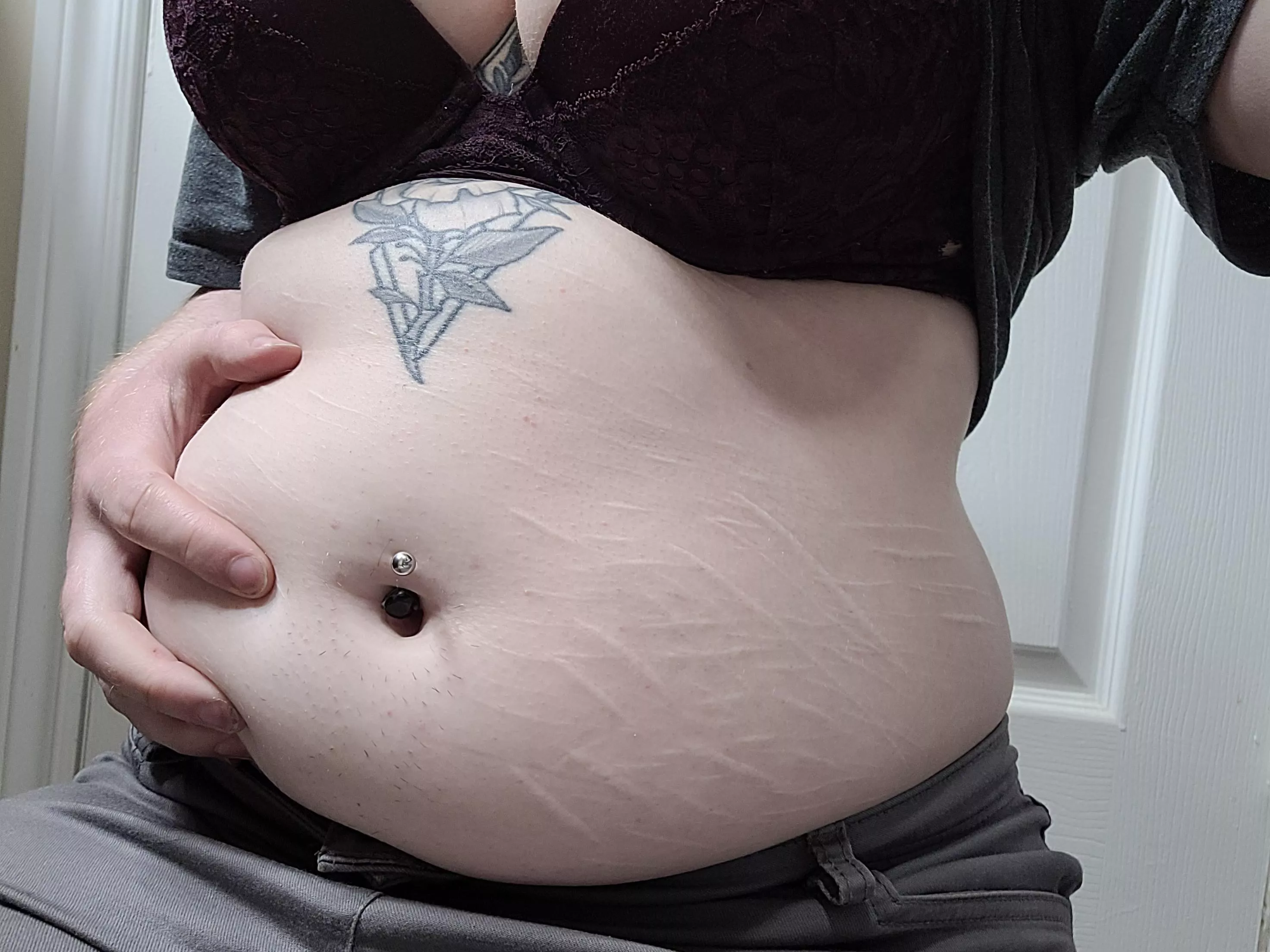 I can't wait until it takes 2 hands to hold this belly