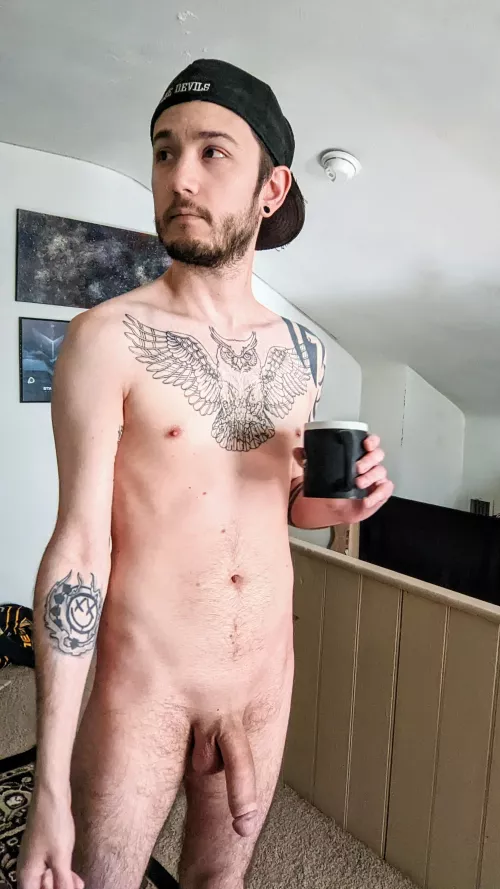 I could have worked out, but instead chose to relax with my coffee 😅