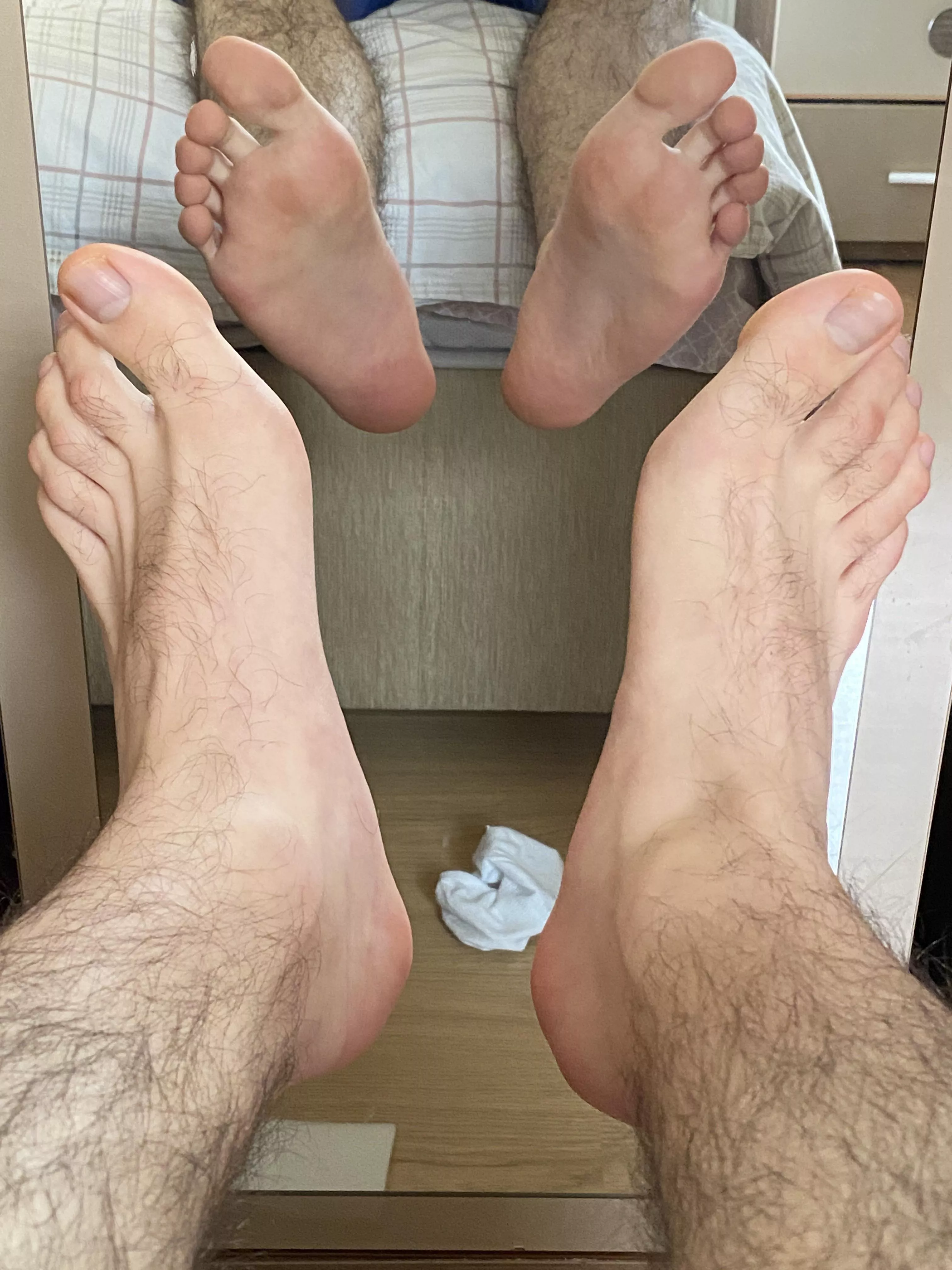 I could use a foot massage. Maybe with some tongue action:)