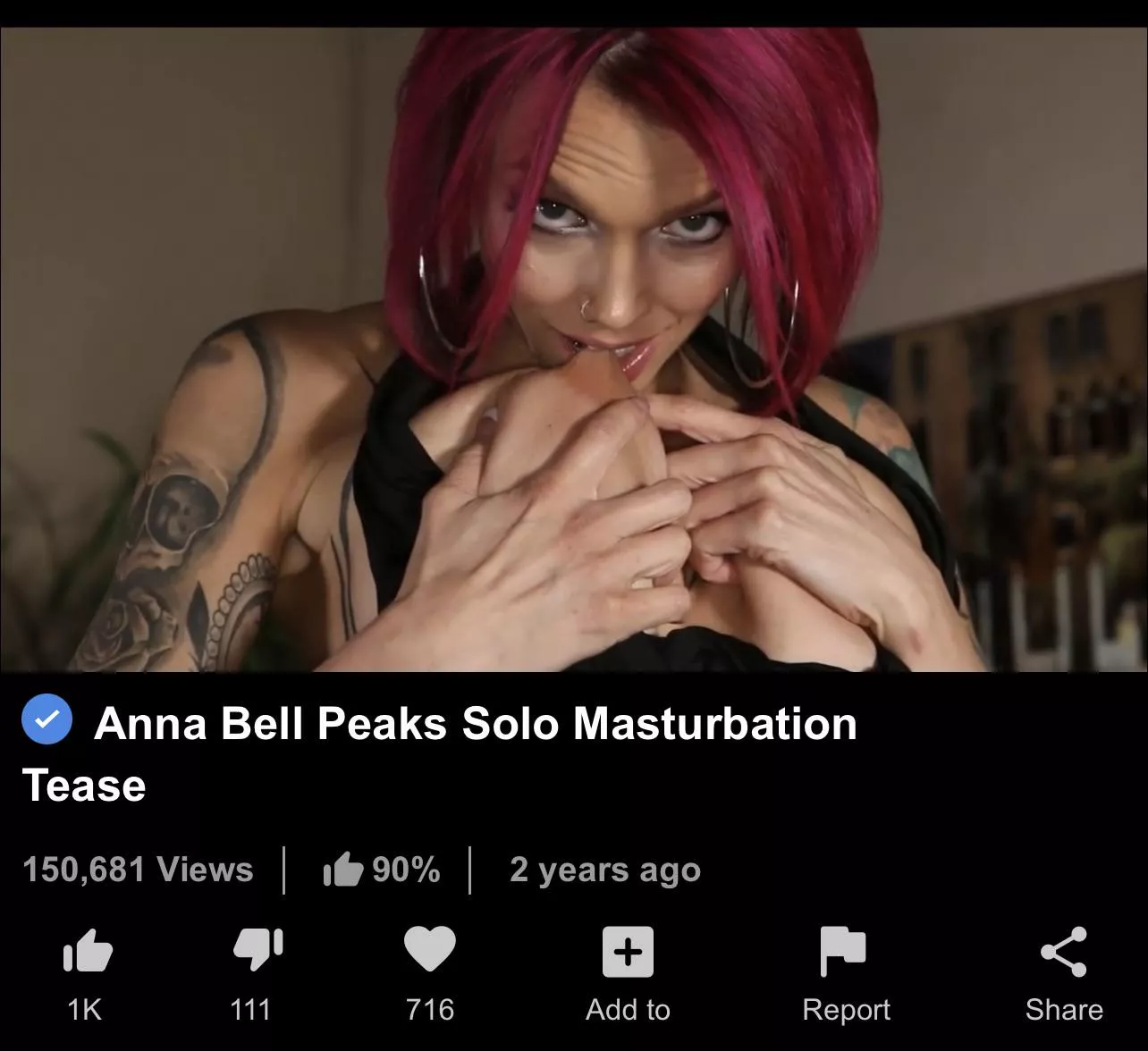 I don’t always watch porn, but when I do, I’ve always found the way Anna Bell Peaks touches herself to be extremely sexy…