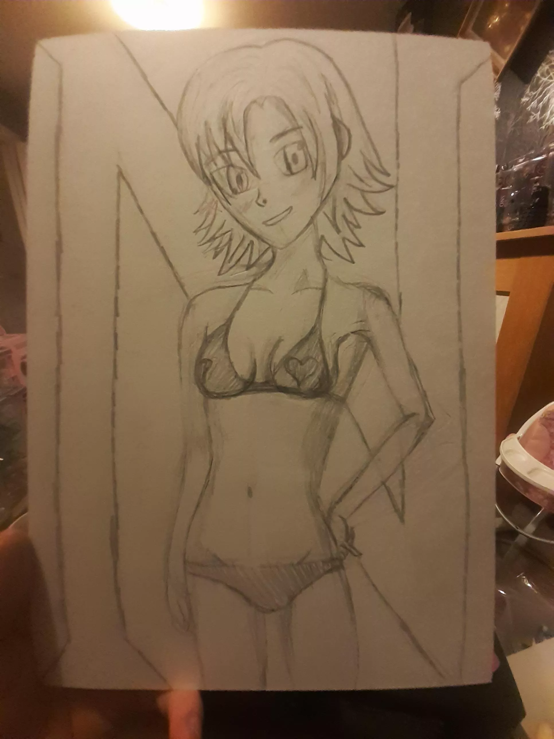 I drew Nora in a Bikini thoughts? OC (Prof Cyan)