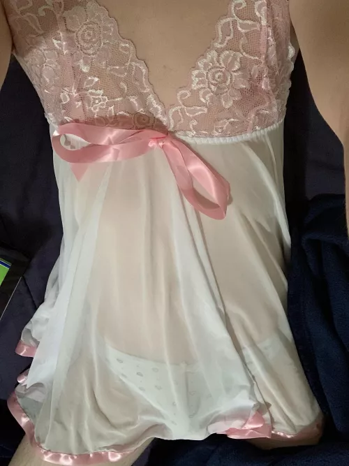 I feel super pretty in this with my heart undies