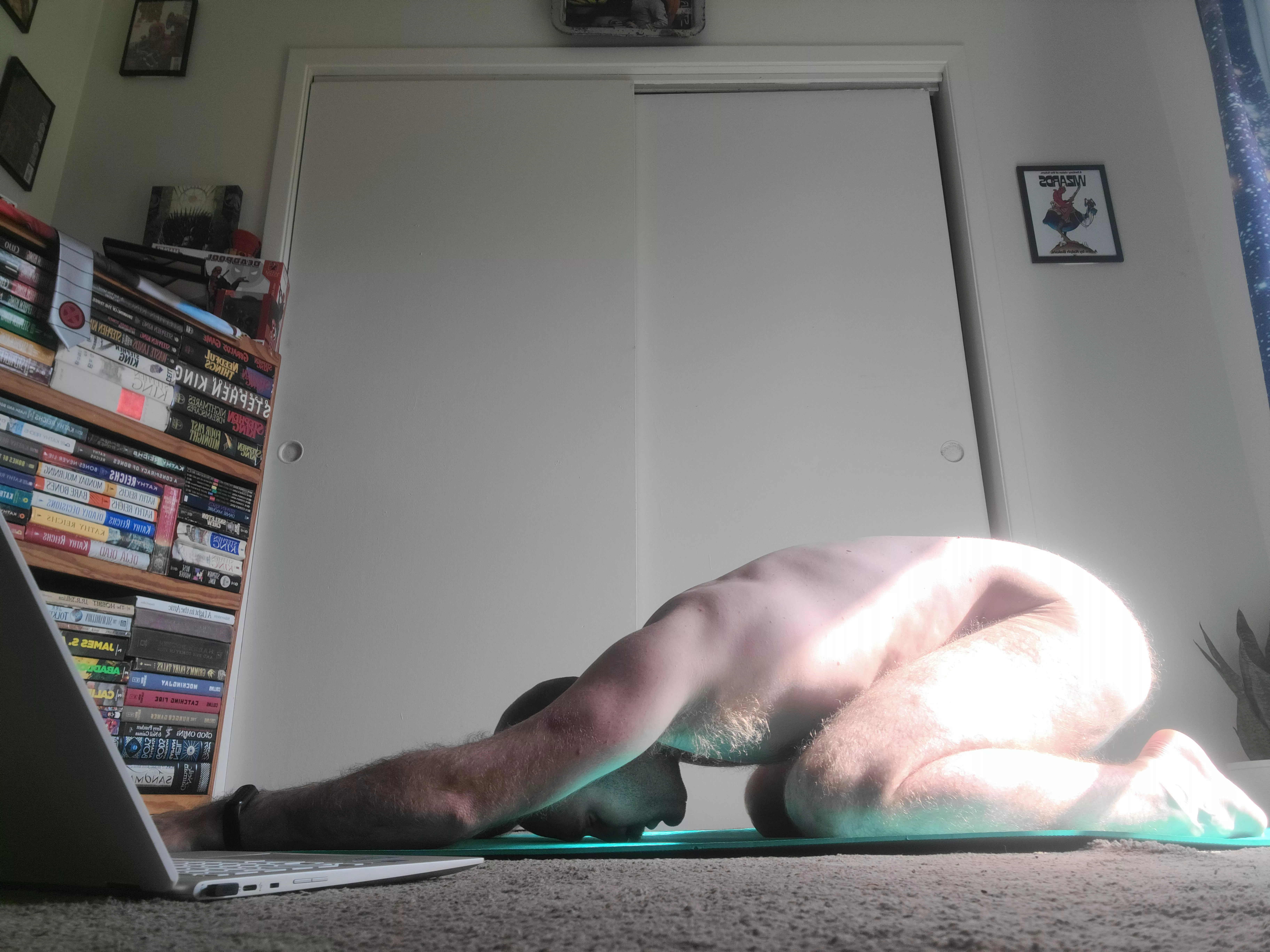 I feel the strongest when I'm at my most relaxed.