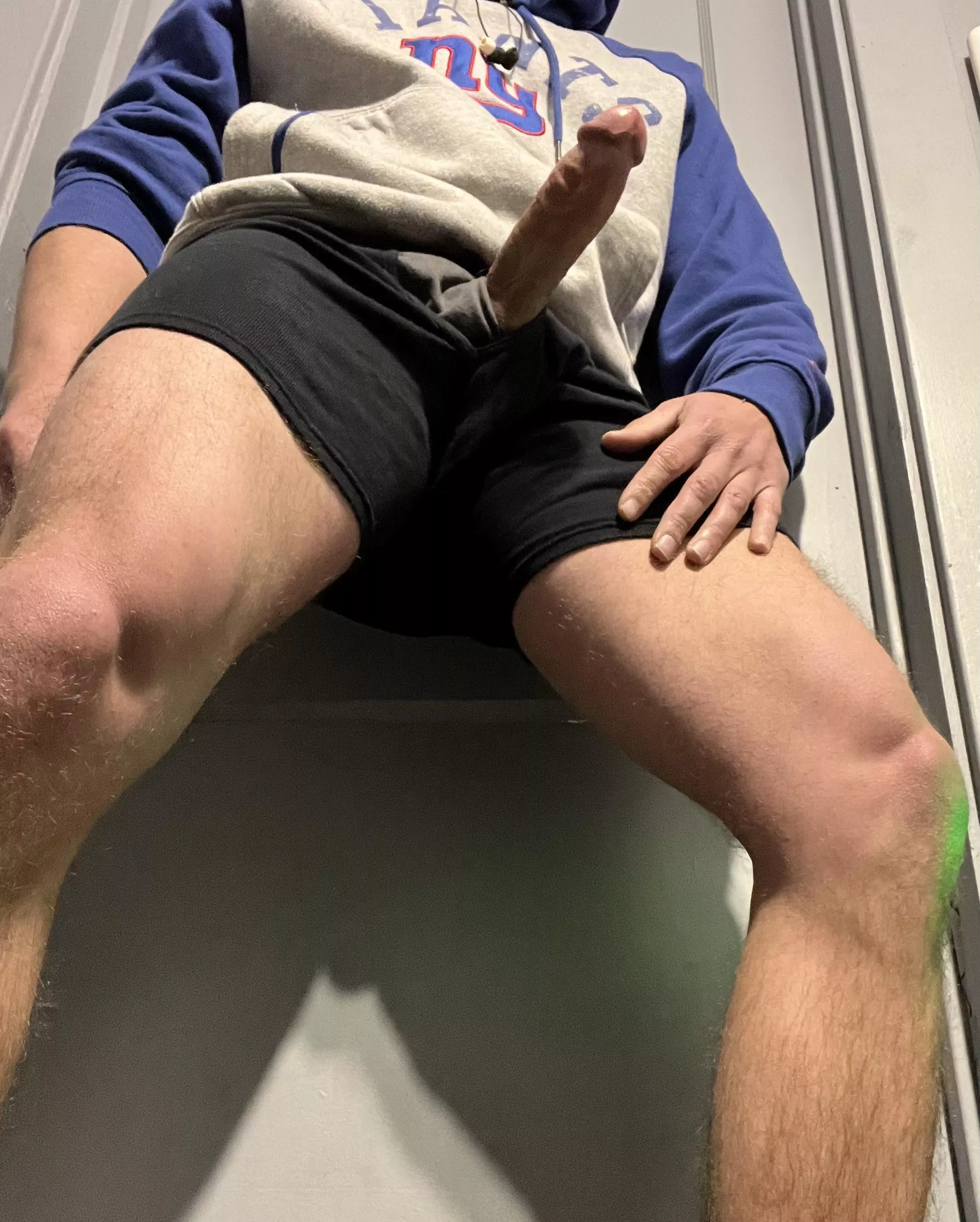 I finally figured out what the hole in your boxers was for 😏