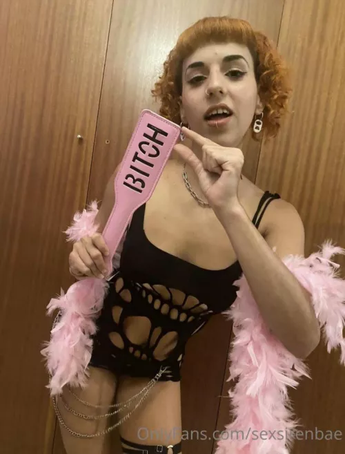 I find out you secretโฆ u r a baby dicky!! ๐๐ If your clitty is smaller then my whip i will turn your ass into a slutty ass๐๐ฆ