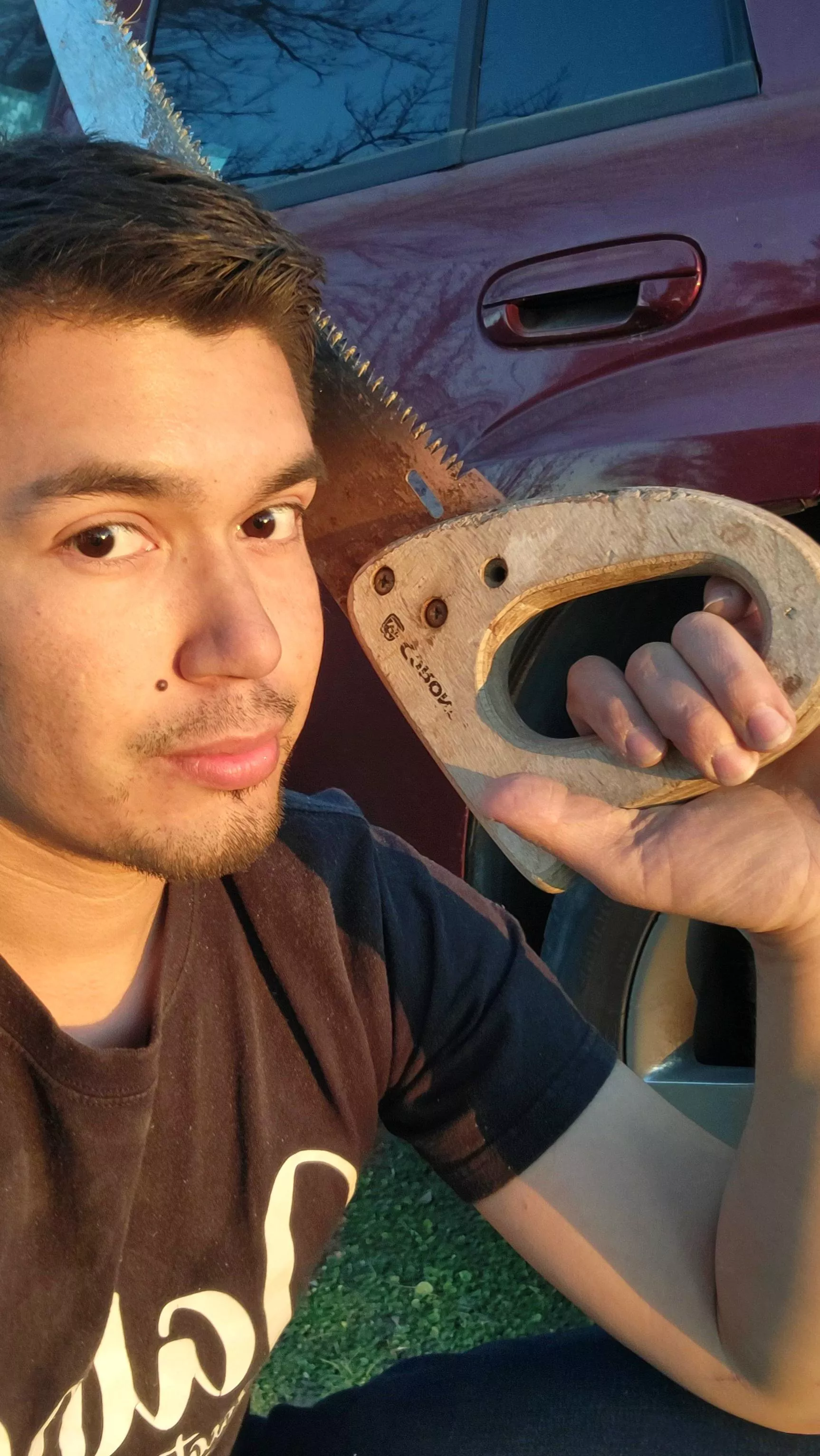 I got some yard work done! Don't worry, I'm not dangerous.š I got some yard work done! Don't worry, I'm not dangerous.š