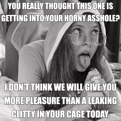 I guess you got enough pleasure for today 😈