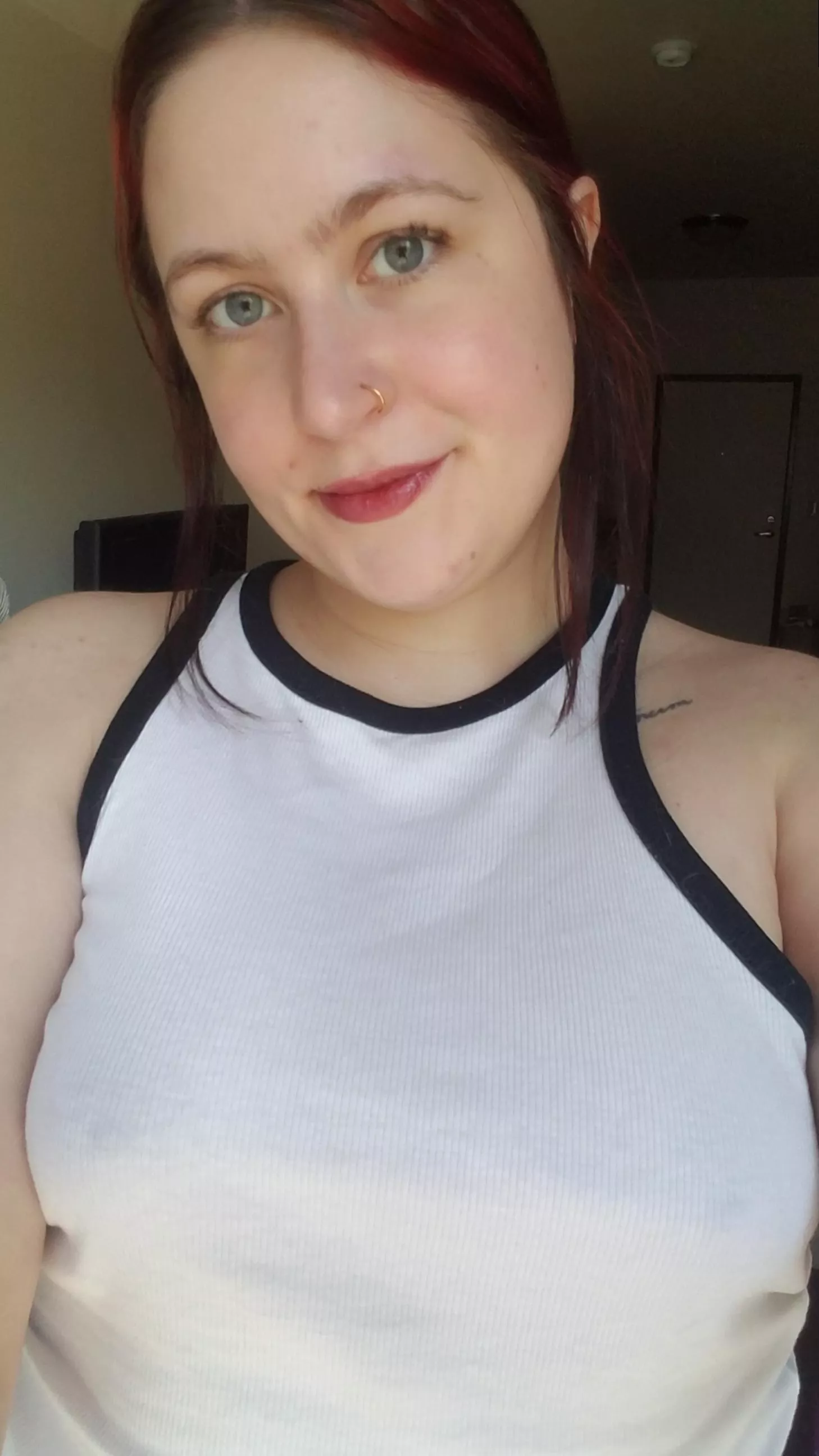 I hardly ever wear bras. I cannot be tamed