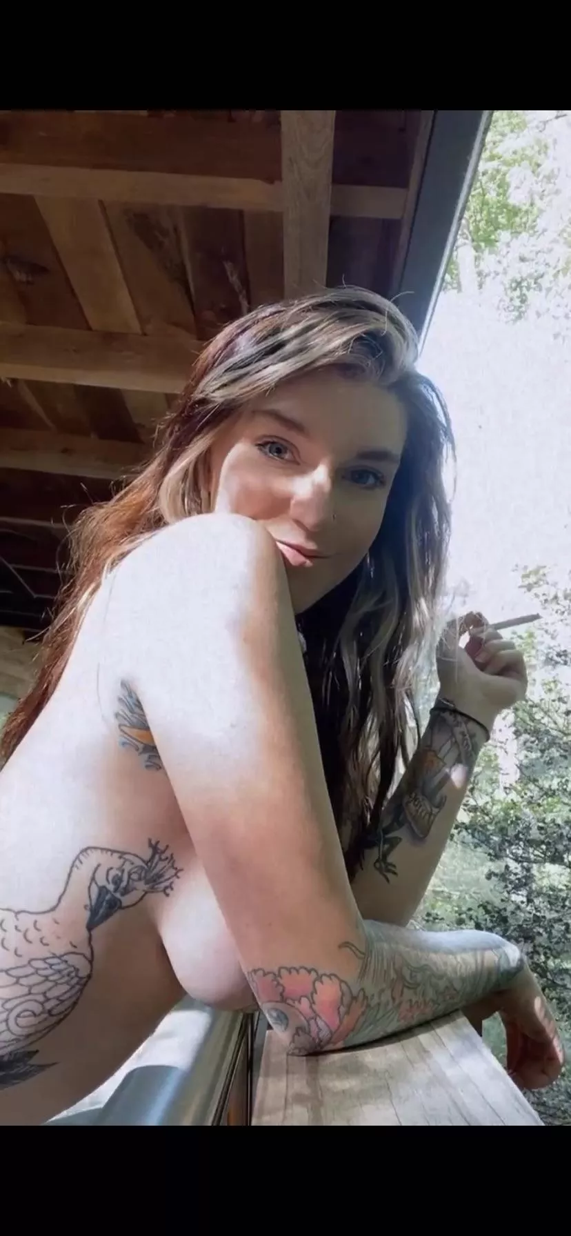 I hope the neighbor doesn’t see me smoking on the balcony