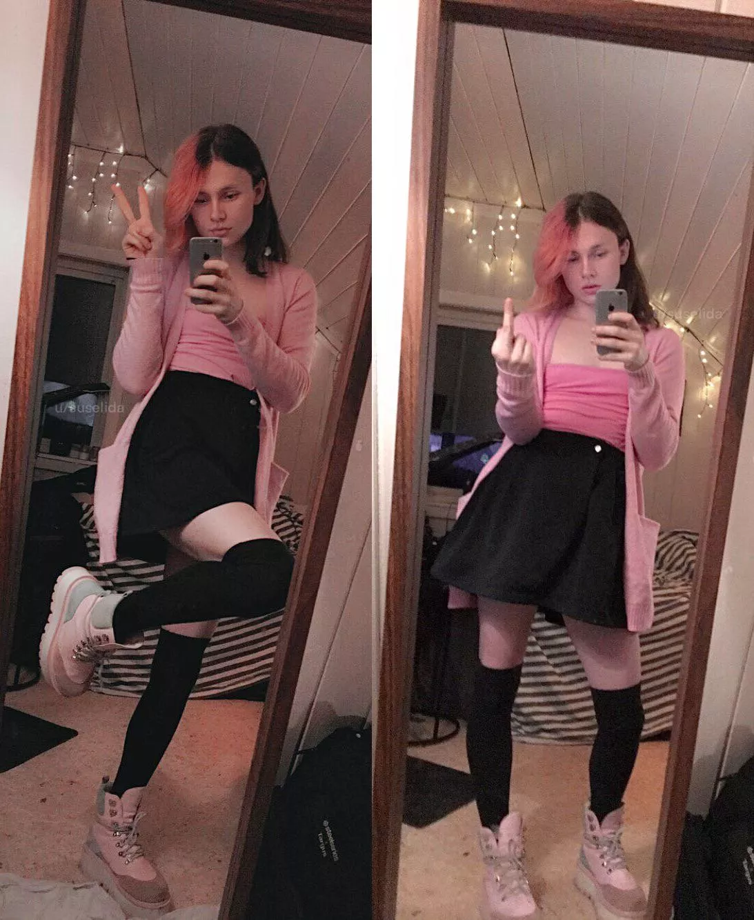 I hope u had a GREAT femboy friday 🥰 btw this might be my fav pics ive ever taken of my self 🥺🤚🏻💕