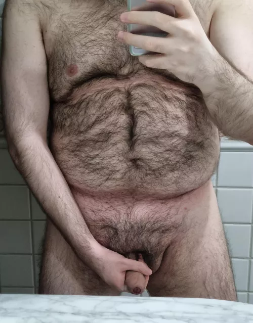 I hope you like this hairy and uncut dad