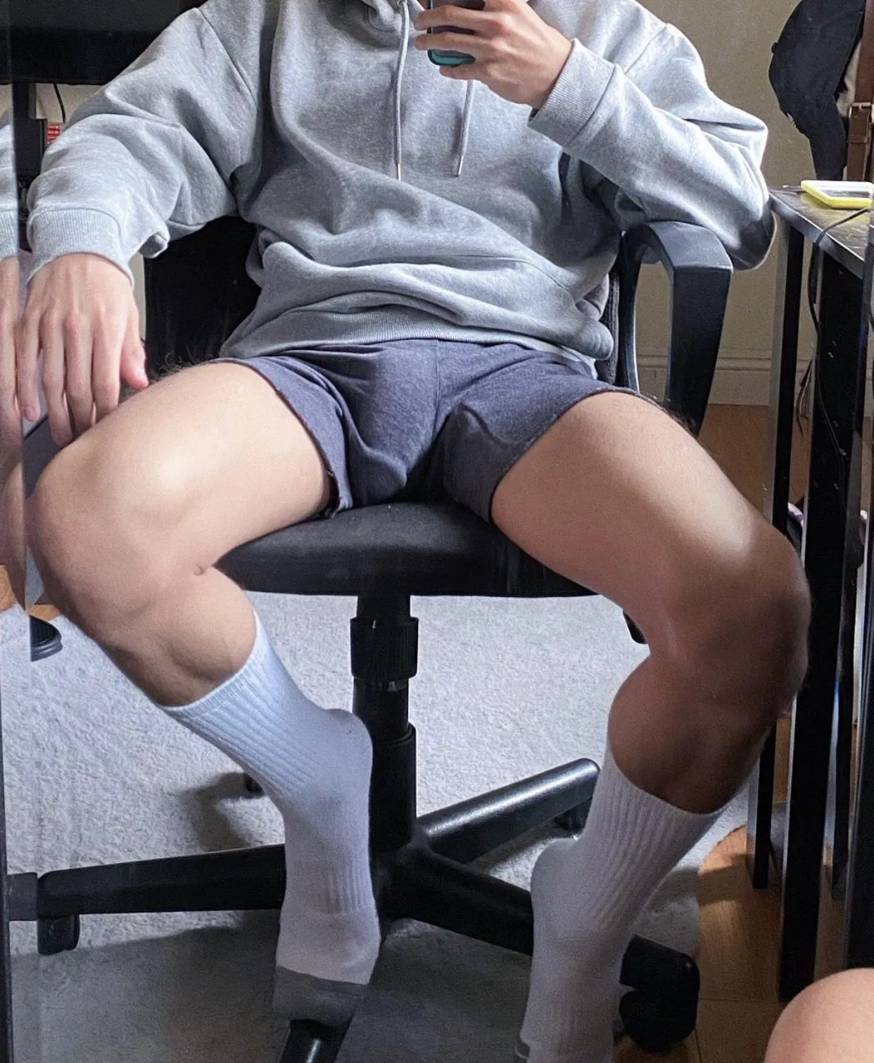 I just can’t hide it. Do you all ever worry someone might feel it while hugging?