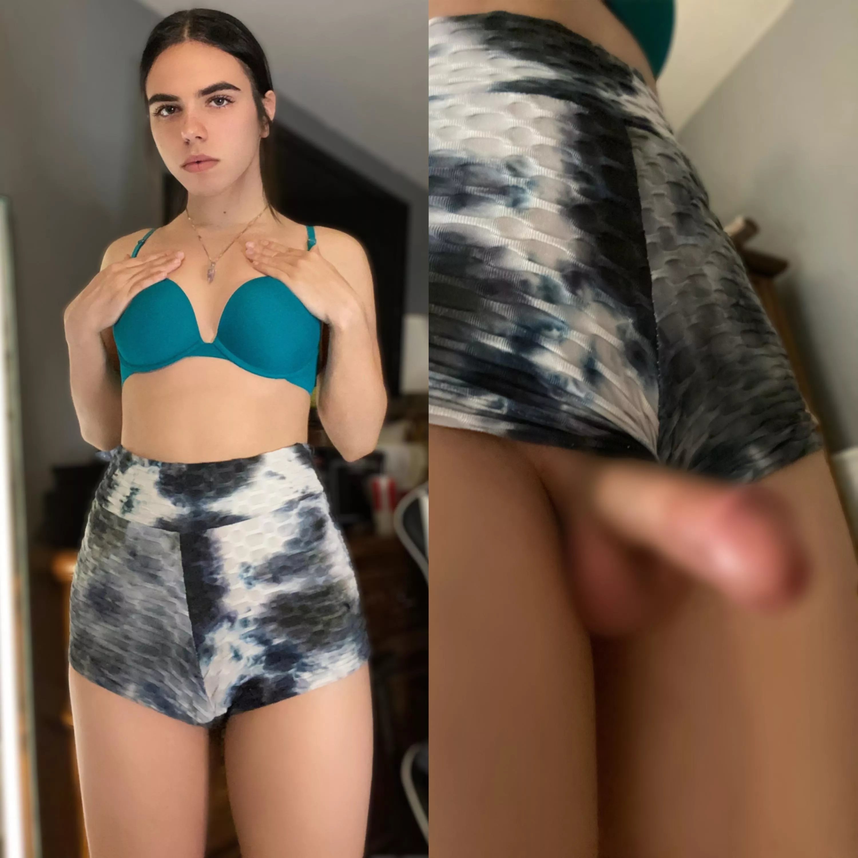 I just got back from the gym! Wanna suck my cock? 🍆💦