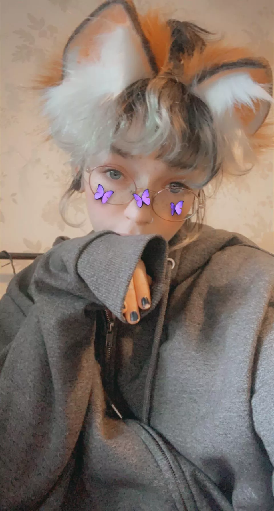 I just love my new ears and demand head pats xxx