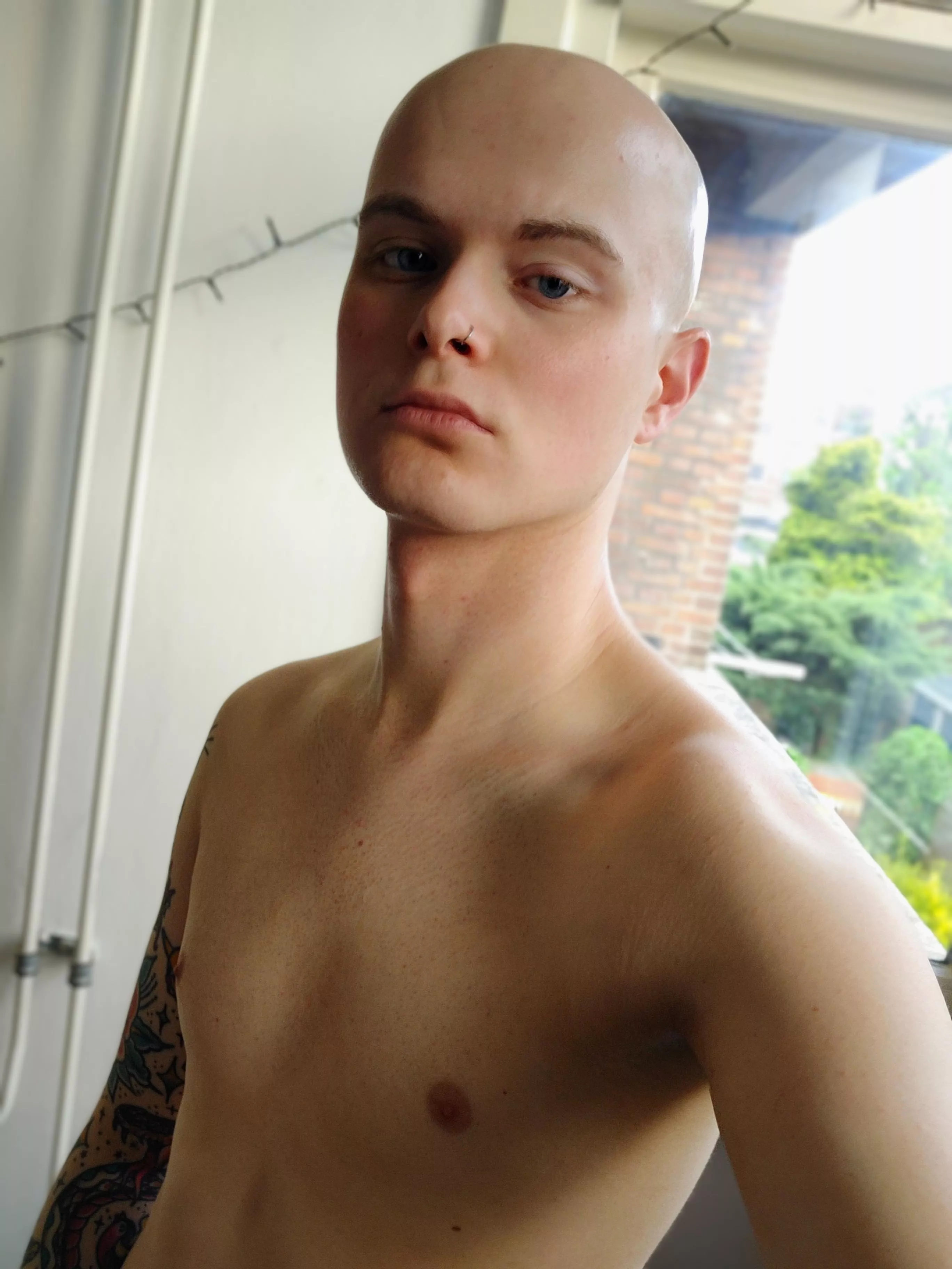 I like showing you can be bald and a twink at the same time