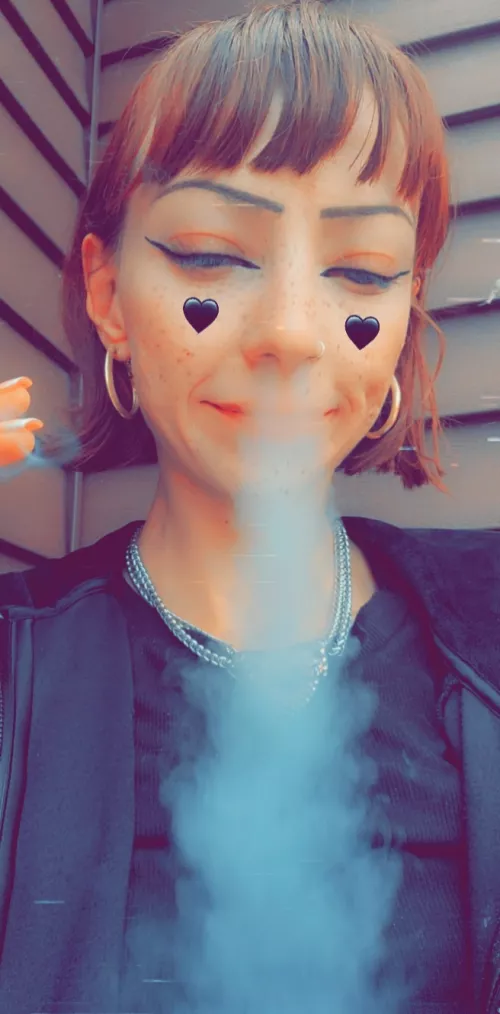 I love feeling cooled smoke leave through my nose