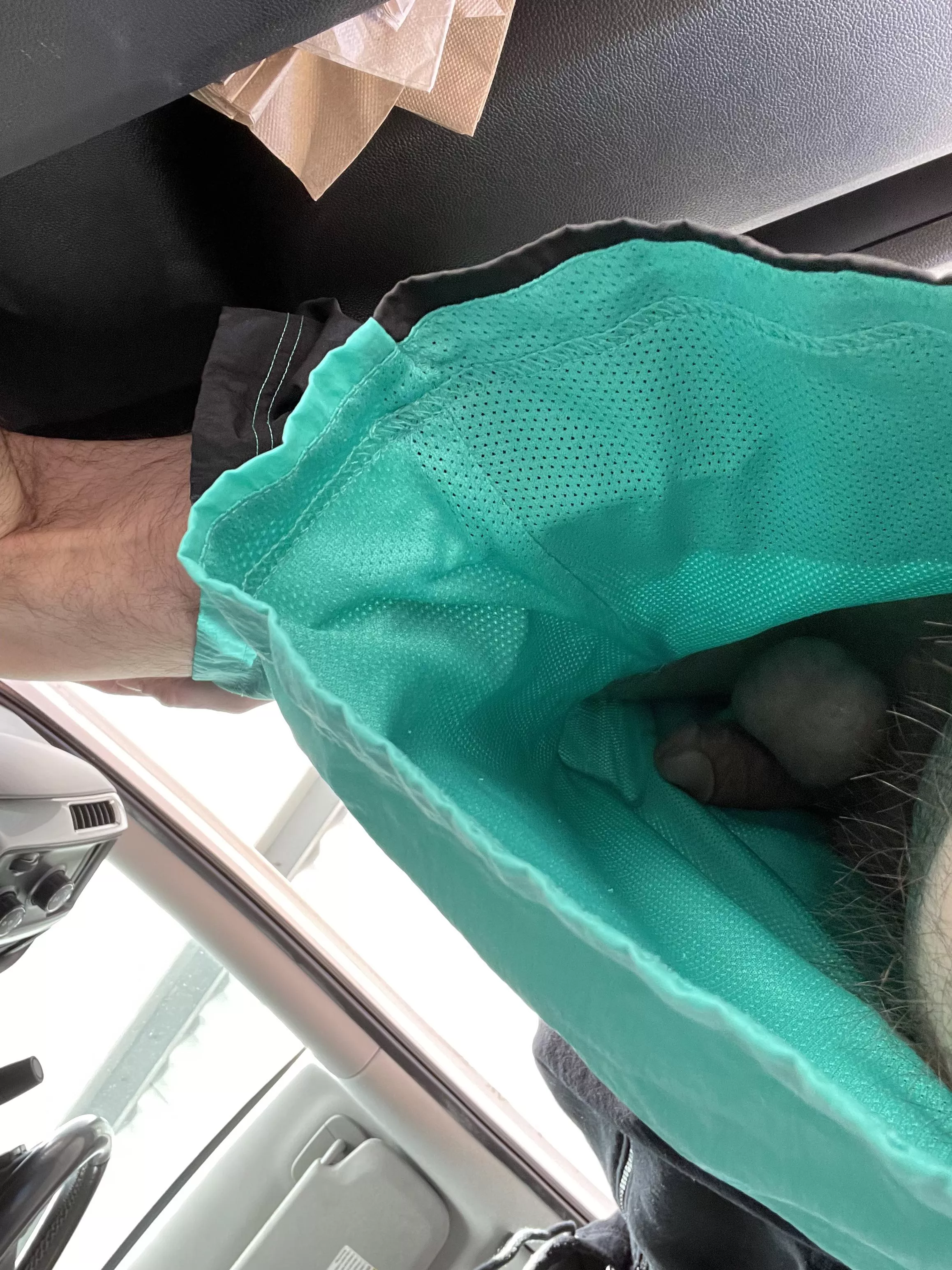 I love going out in public with no underwear on and my plug in.